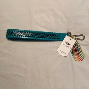 CONSUELA NWT wristlet strap Aztec TURQUOISE